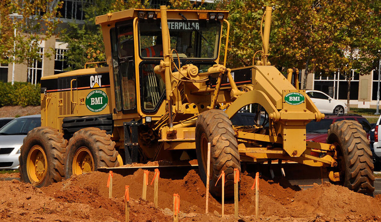 BMI GPS Guided Motor Grader